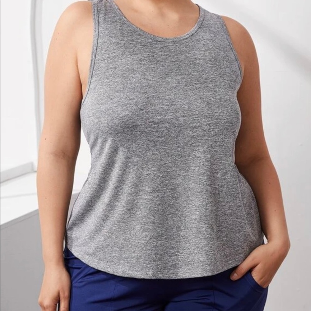 SHEIN curve gym tank top